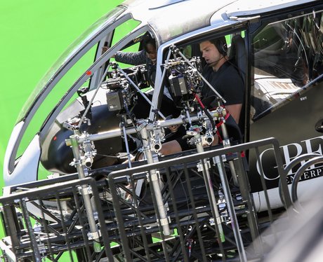 Jamie Dornan shoots scenes for 50 Shades Darker in