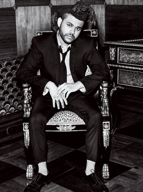 The Weeknd poses for Vogue magazine