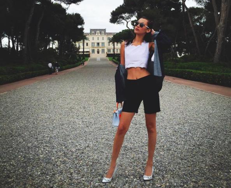 Bella Hadid shows off her fashion credentials in C