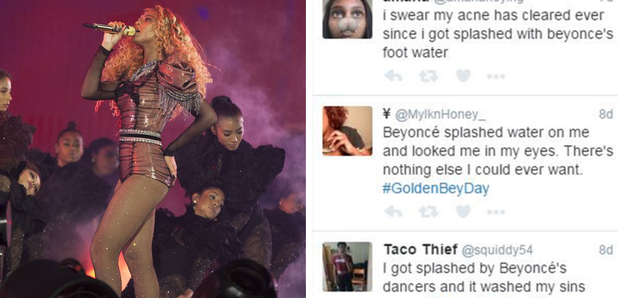 Beyonce Foot Acne Twitter