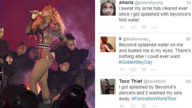Beyonce Foot Acne Twitter