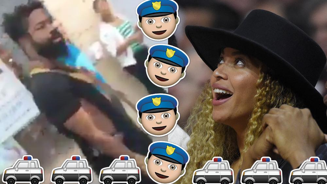 Guy Arrested For Singing Beyonce