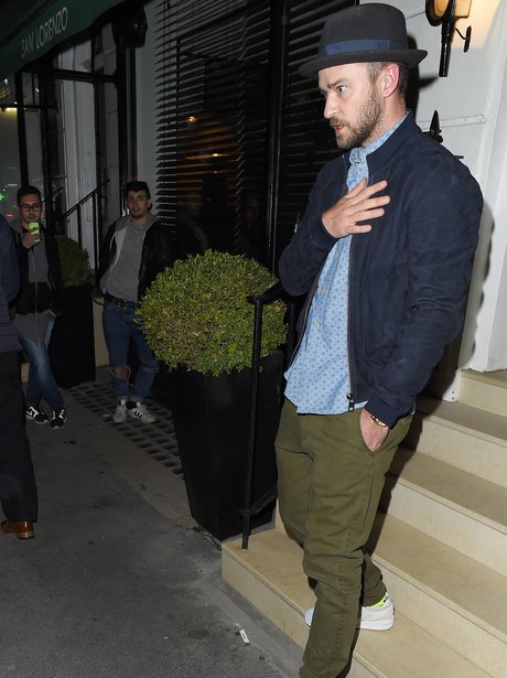 Justin Timberlake out and about in London