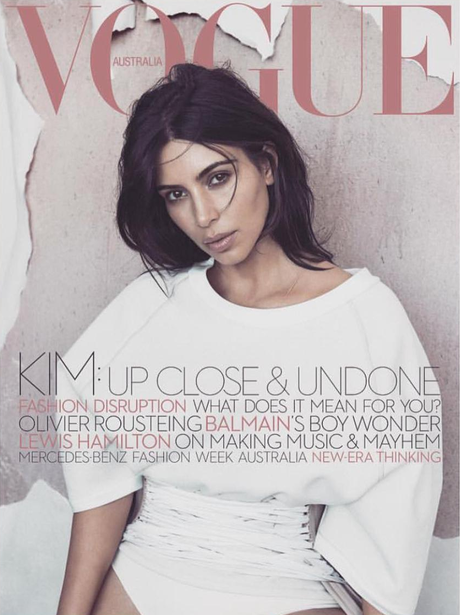 Kim Kardashian Vogue Australia cover