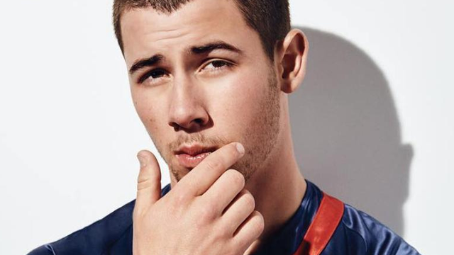 Nick Jonas on the cover of Out Magazine