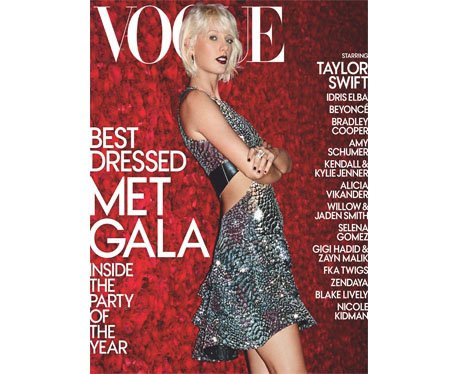 Taylor Swift OWNS the cover of Vogue's Met Gala special edition and it ...