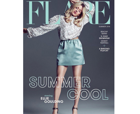 Ellie Goulding on Flare magazine