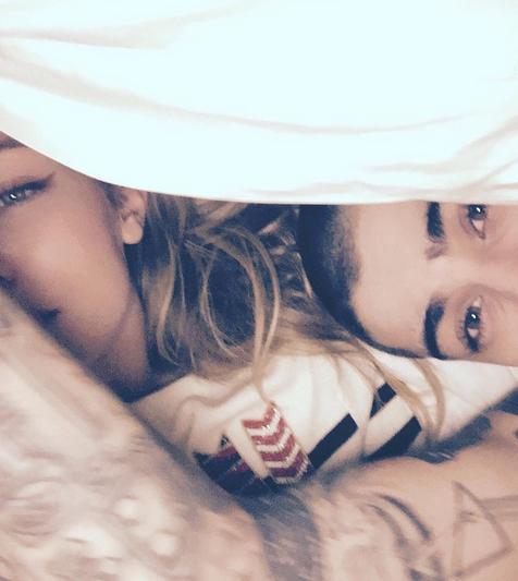 Gigi Hadid and Zayn Malik instagram pic