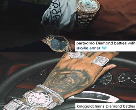 Kylie Jenner and Tyga in 'diamonds battle' war