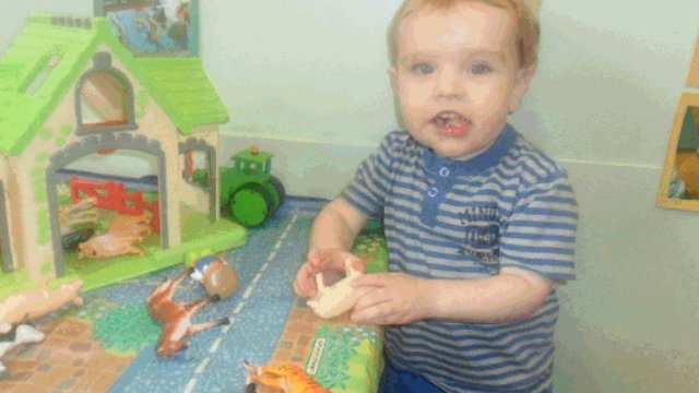 Liam Fee at nursery 