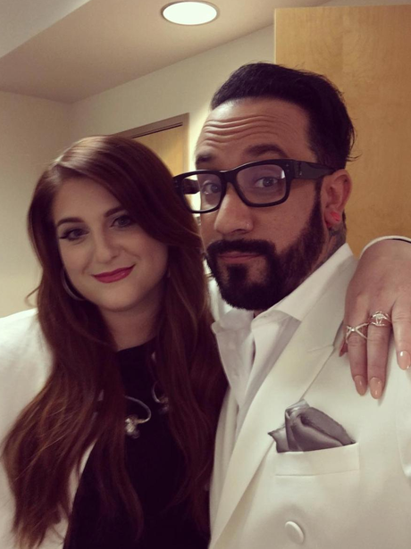 Meghan Trainor and Backstreet Boys' Aj McClean