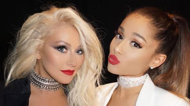Christina Aguilera And Ariana Grande Instagram