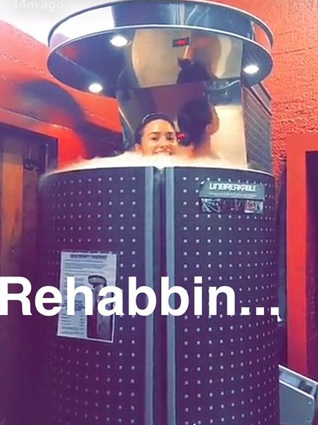 Demi Lovato in -200F chamber