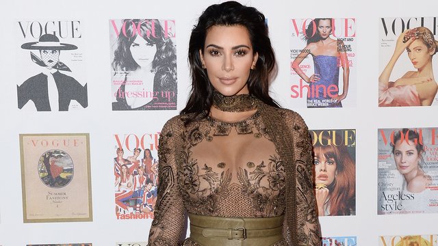 Kim Kardashian attends 100 Gala