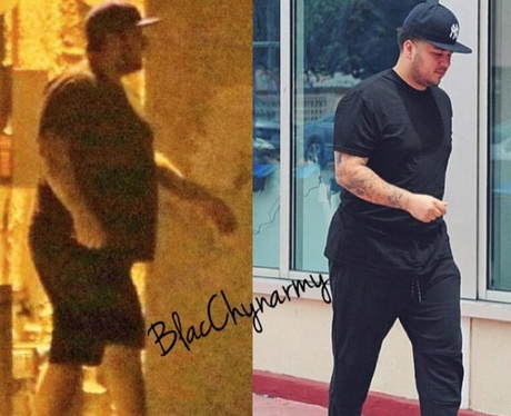 Rob Kardashian shows off weightloss on Instagram