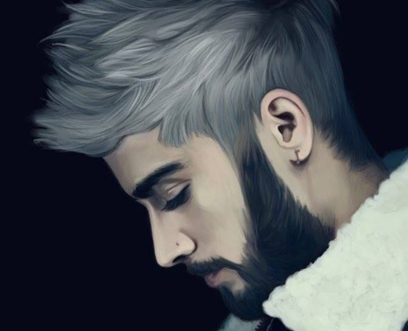 Always on trend, Zayn's hair colour goes grey! - 8 Pieces Of Incredible  Zayn Fan-Art... - Capital