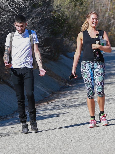 Zayn Malik goes for a hike with mystery blonde