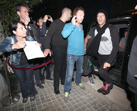 Chris Martin takes his daughter, Apple, to cocktai