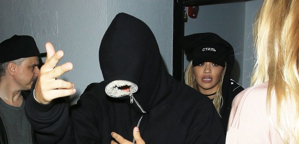 Justin Bieber and Rita Ora spotted leaving a night