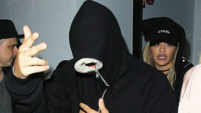 Justin Bieber and Rita Ora spotted leaving a night
