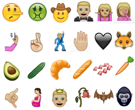 New Emojis 2016