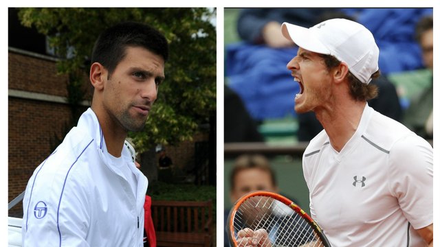 Andy Murray and Novac Djokovic