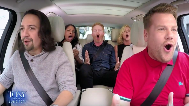 Carpool karaoke les mis new arrivals