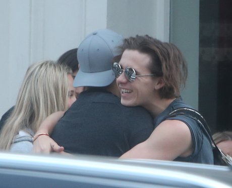 Brooklyn Beckham hangs out with friends in London