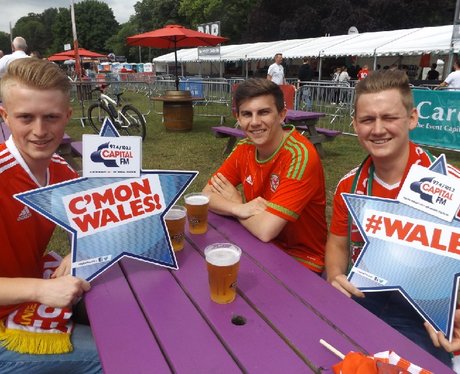 Cardiff Fanzone - Wales v Slovakia