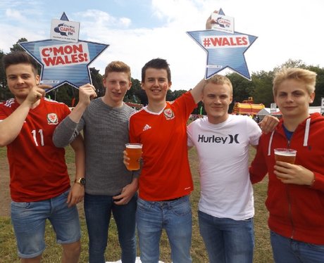Cardiff Fanzone - Wales v Slovakia