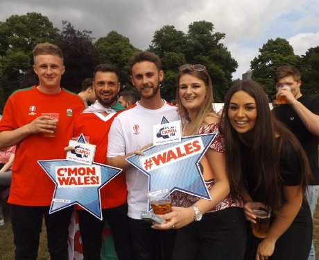 Cardiff Fanzone - Wales v Slovakia