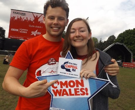 Cardiff Fanzone - Wales v Slovakia