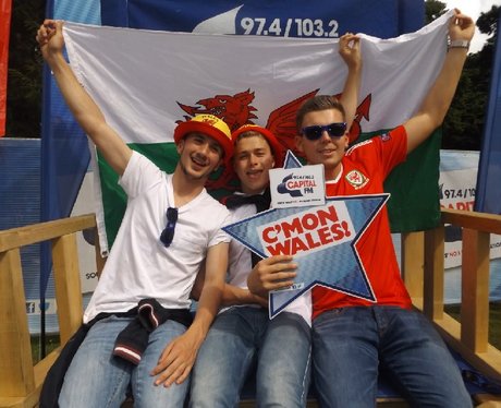 Cardiff Fanzone - Wales v Slovakia