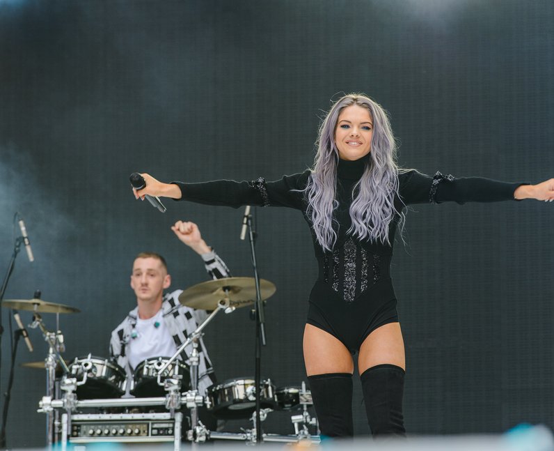 Clean Bandit and Louisa Johnson at the Summertime 