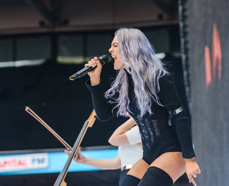 Clean Bandit and Louisa Johnson at the Summertime 