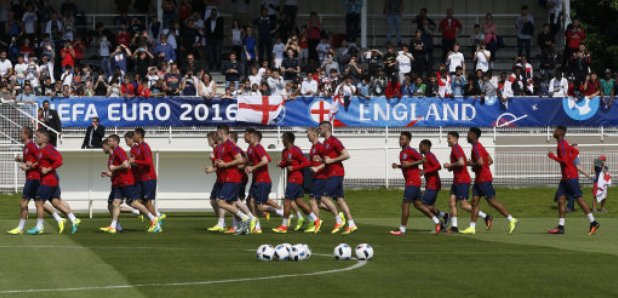 England training Euro 2016