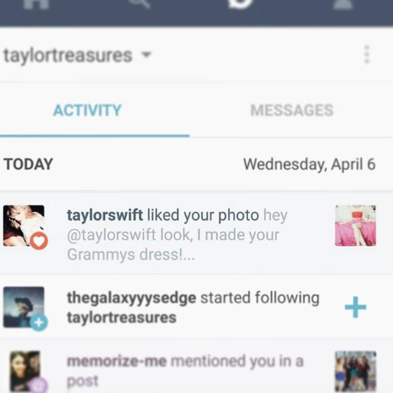 Taylor Swift Lotte Lutjes Instagram