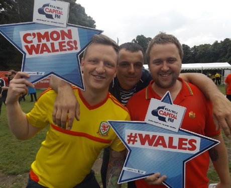 Cardiff Fanzone: Wales v England