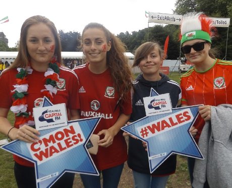 Cardiff Fanzone: Wales v England