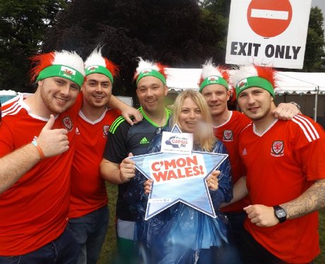 Cardiff Fanzone: Wales v England