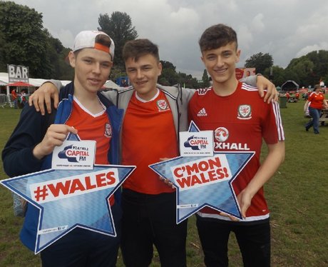 Cardiff Fanzone: Wales v England