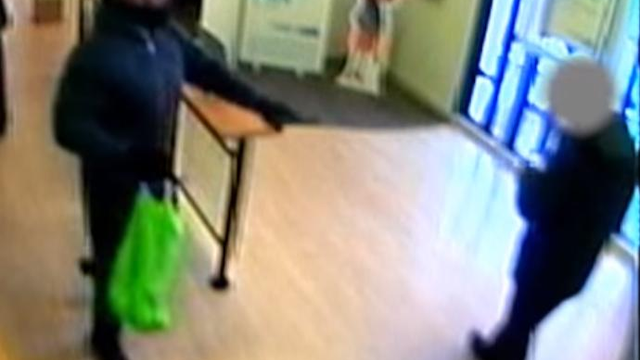 CCTV still of Fife bank robbery