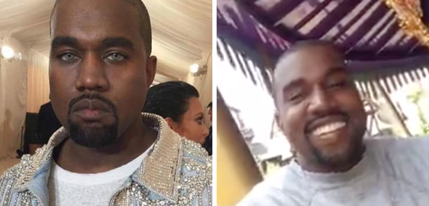 Kanye West Smiling Snapchat