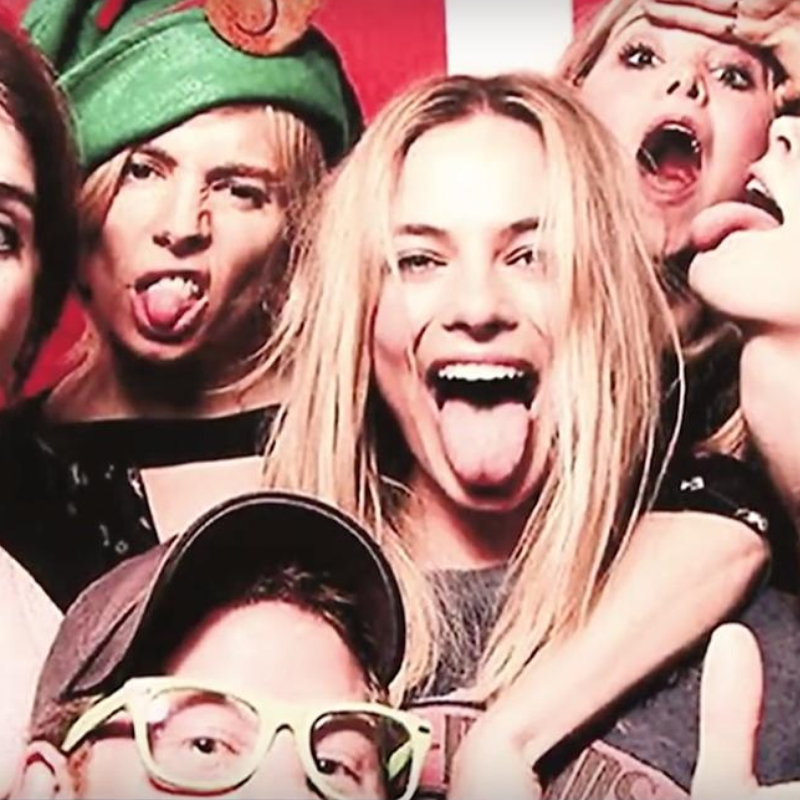 Prince Harry and Margot Robbie Instagram Photo Booth