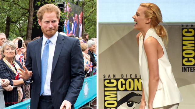 Prince Harry and Margot Robbie