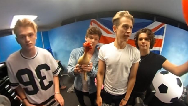 The Vamps Dressing Room 3