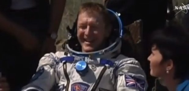Tim Peake earth