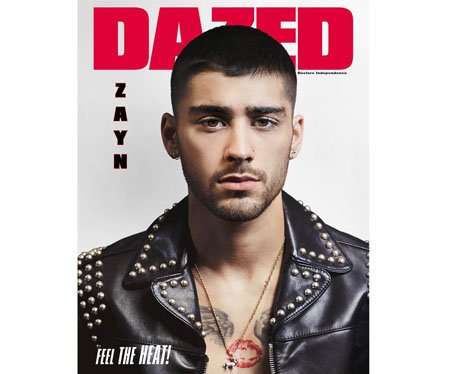 Zayn Malik on the cover of Dazed and Confused