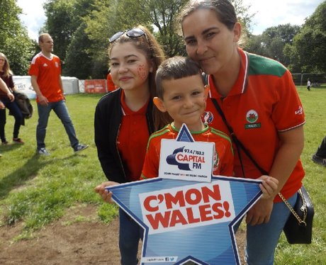 Cardiff Fanzone: Wales V Northern Ireland