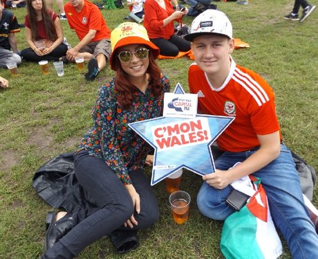 Cardiff Fanzone: Wales V Northern Ireland